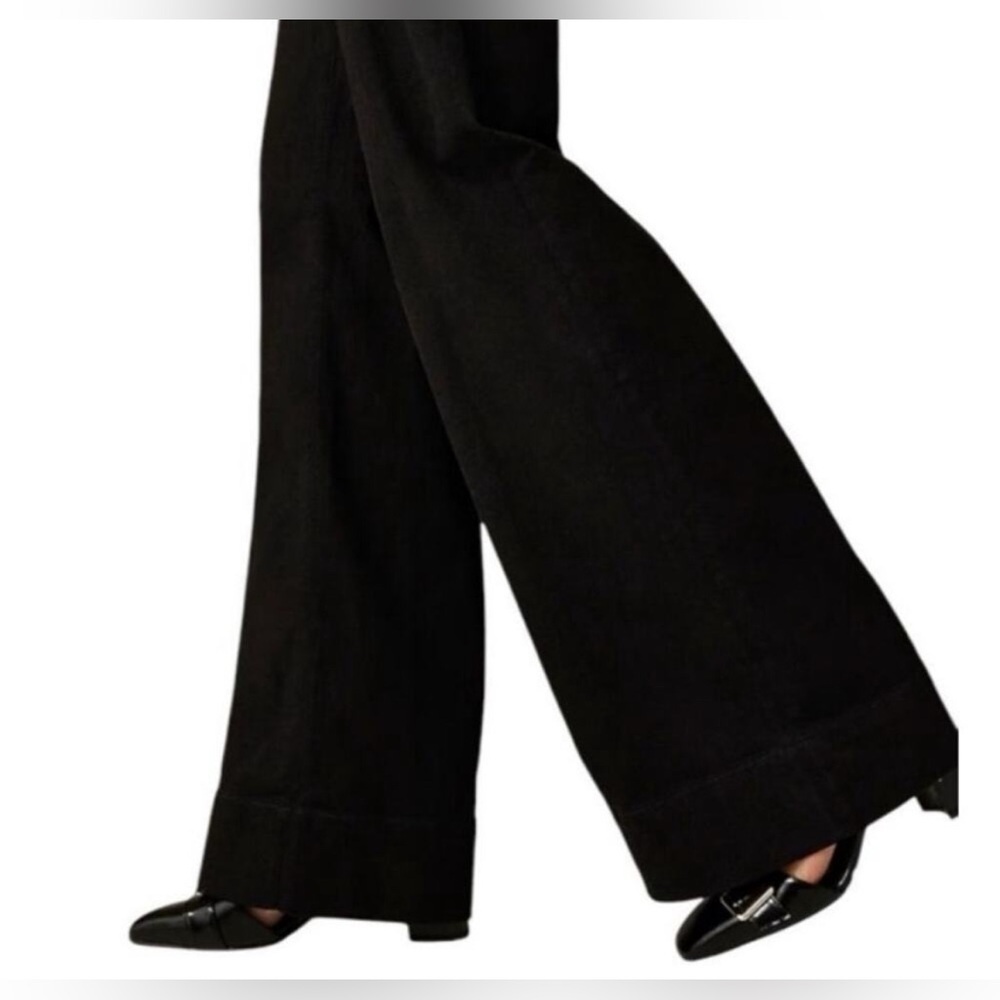 J. Crew Women’s Low-rise Denim Trouser in 1996 Semi-stretch Black Size 32 NWT - Picture 4 of 14